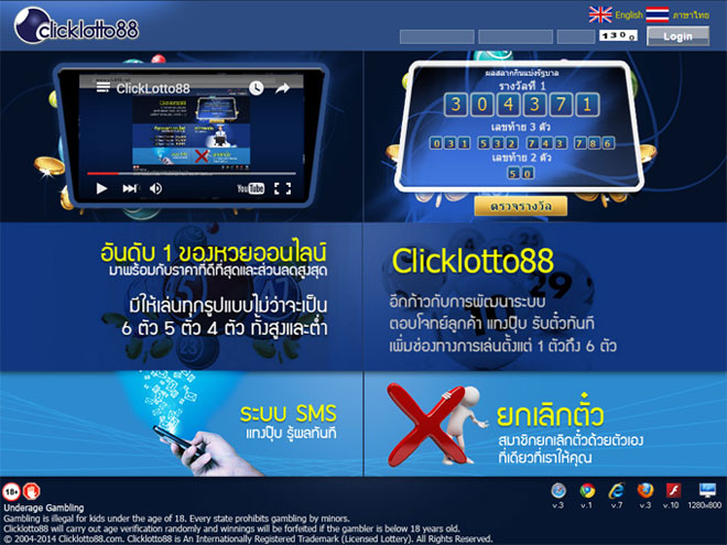 แทงหวยออนไลน์ Clicklotto88