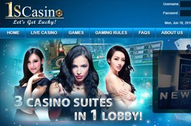 1S casino คาสิโนออนไลน์